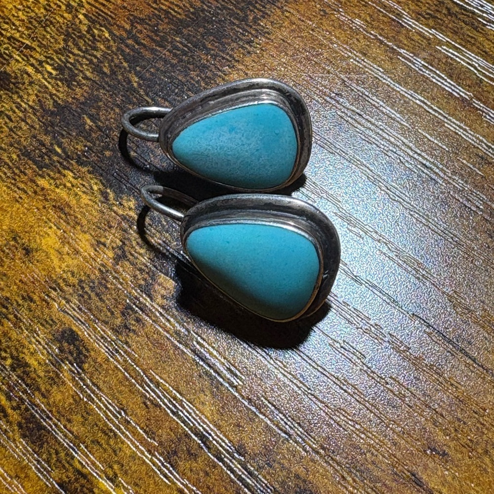 Turquoise Teardrop Earrings